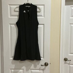 adidas Black Sleeveless Polo prime green Dress never worn XL